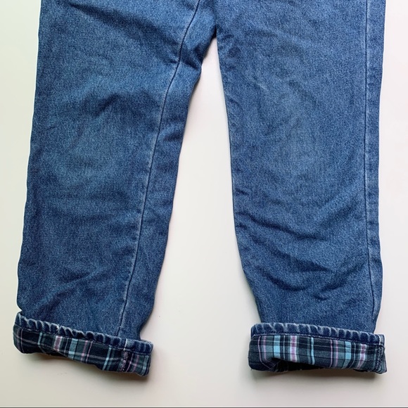 LL BEAN Double L Jeans Relaxed Fit Flannel-Lined fits more like a 4 - Picture 5 of 7